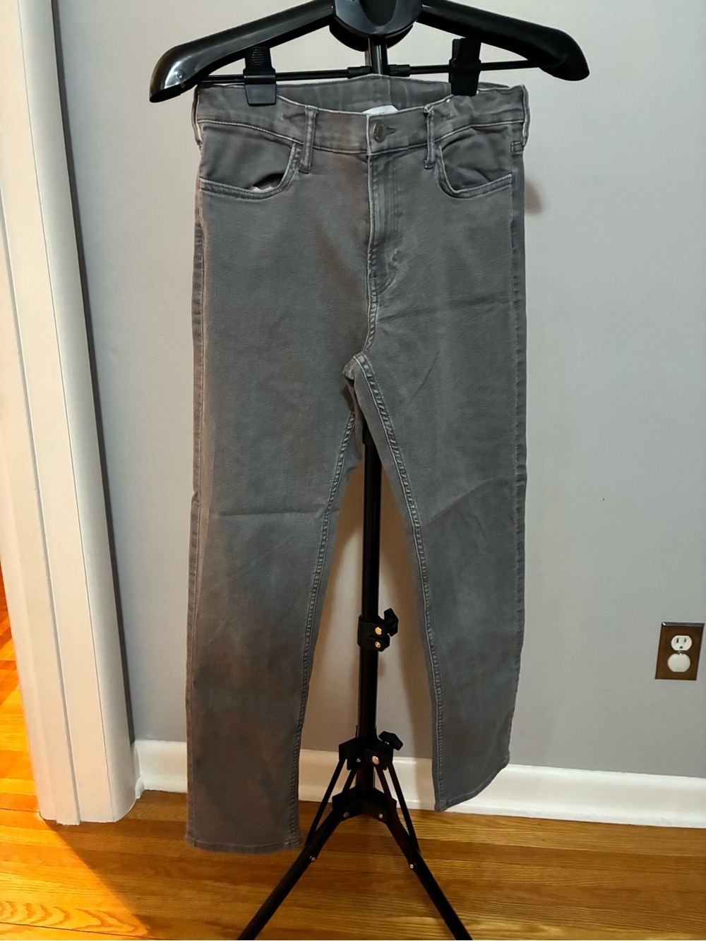 H&M Gray Straight Jeans 2 for $25